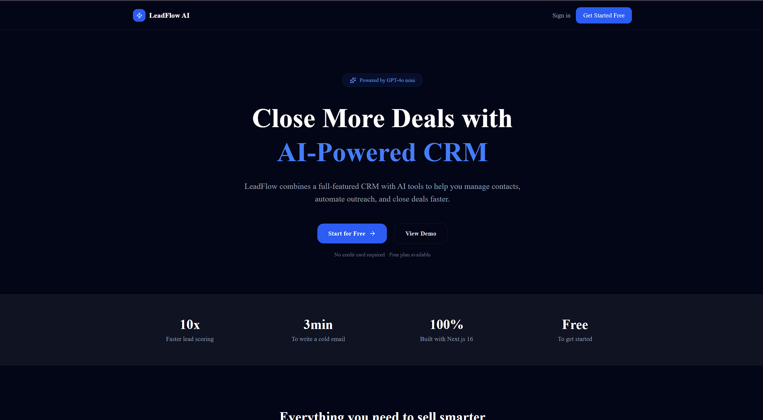 LeadFlow AI CRM
